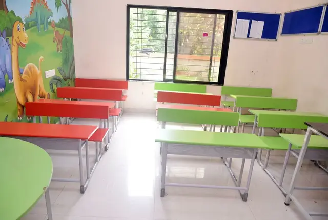 Two-Seater Classroom Desk & Bench — Smart Furniture