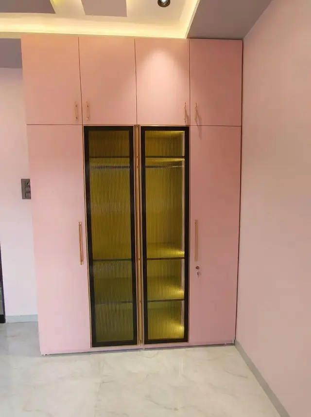 Wardrobe with Fluted Glass Doors — Smart Furniture