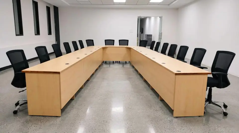 U-Shape Boardroom Table — 18 Seats — Smart Furniture