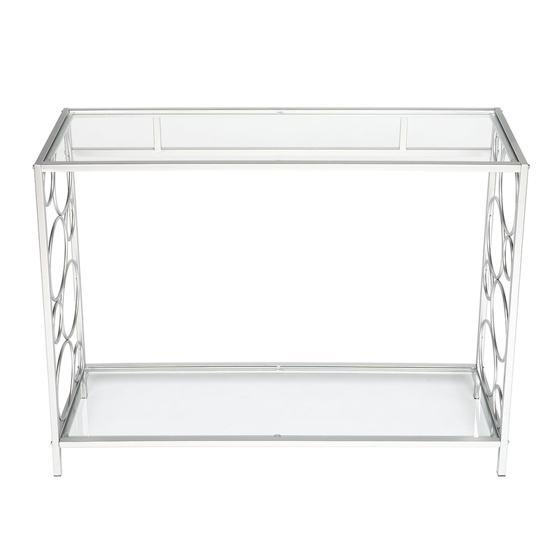 Toughened Glass Panel Console Table---Circle Shape