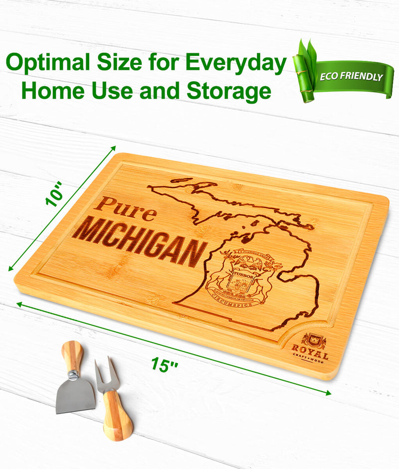 Michigan Cutting Board, 15x10"-6