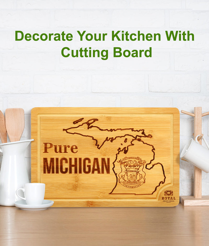 Michigan Cutting Board, 15x10"-5