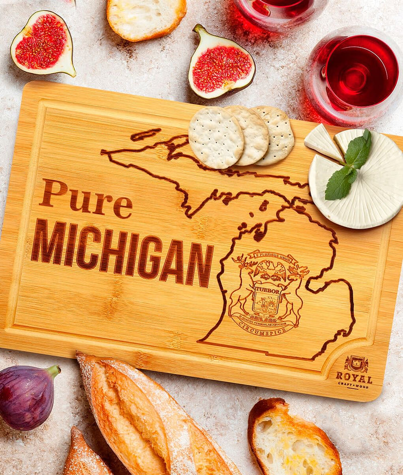 Michigan Cutting Board, 15x10"-3