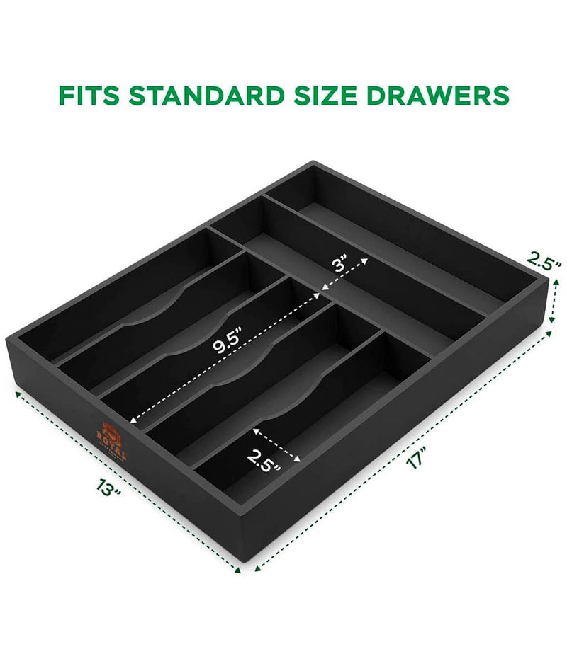 Silverware Tray Black-4