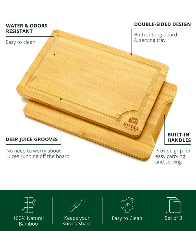 Set of 3 Bamboo Cutting Boards-3