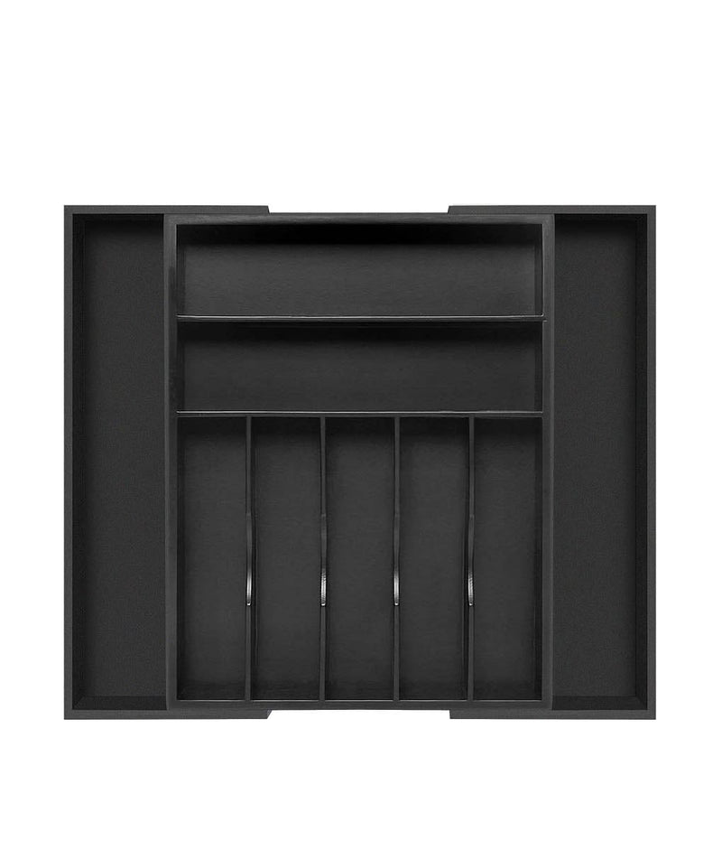 Black Silverware Tray-1