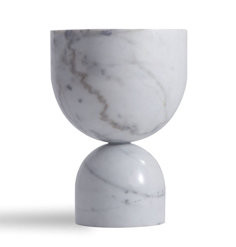 Pénélope Side Table - White Marble-2