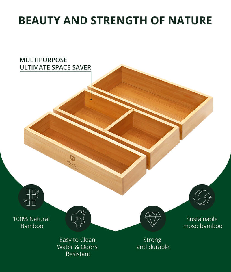 Bathroom Drawer Organizer 3 Boxes-4