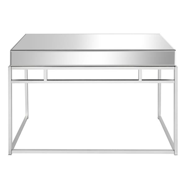 One Drawer Modern Mirrored Glass