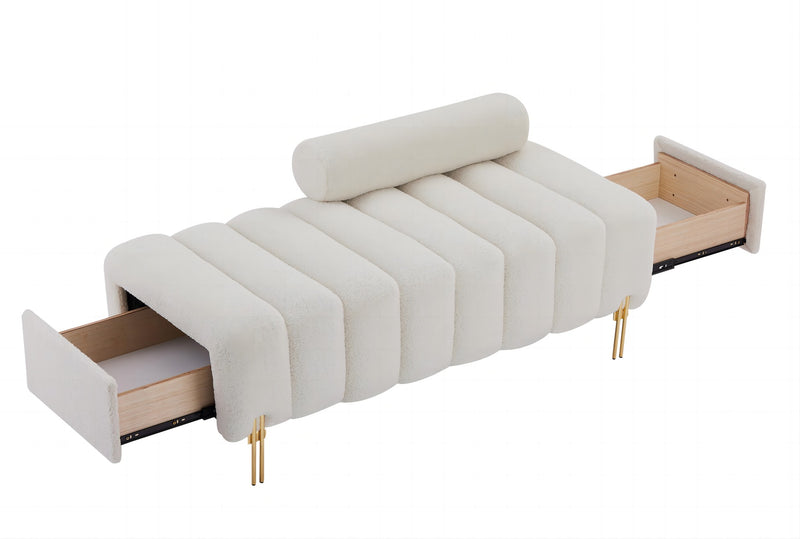 compartment footstool sofa