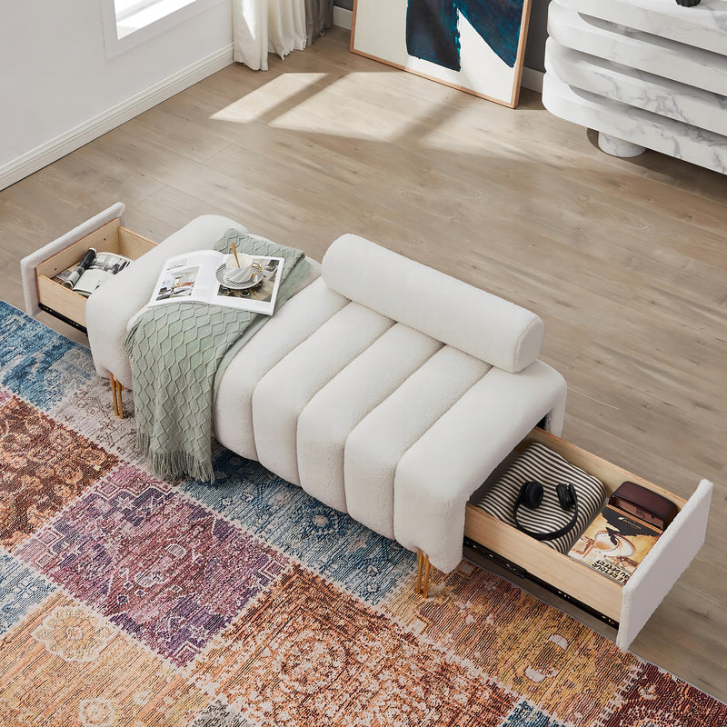 compartment footstool sofa