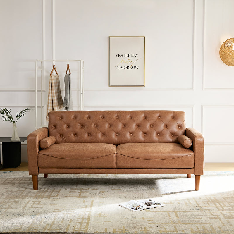 Comfortable leather PU sofa bed