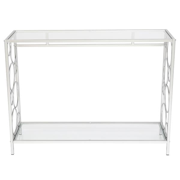 Toughened Glass Panel Console Table---Circle Shape