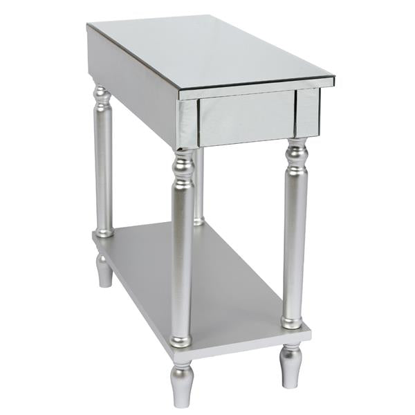 Two Drawers With Shelf Mirror Table Dressing Table Console Table