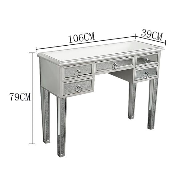 Illusions Collection Mirrored Entryway Console